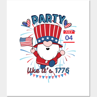 Revolutionary Celebration: Party Like It's 1776 Posters and Art